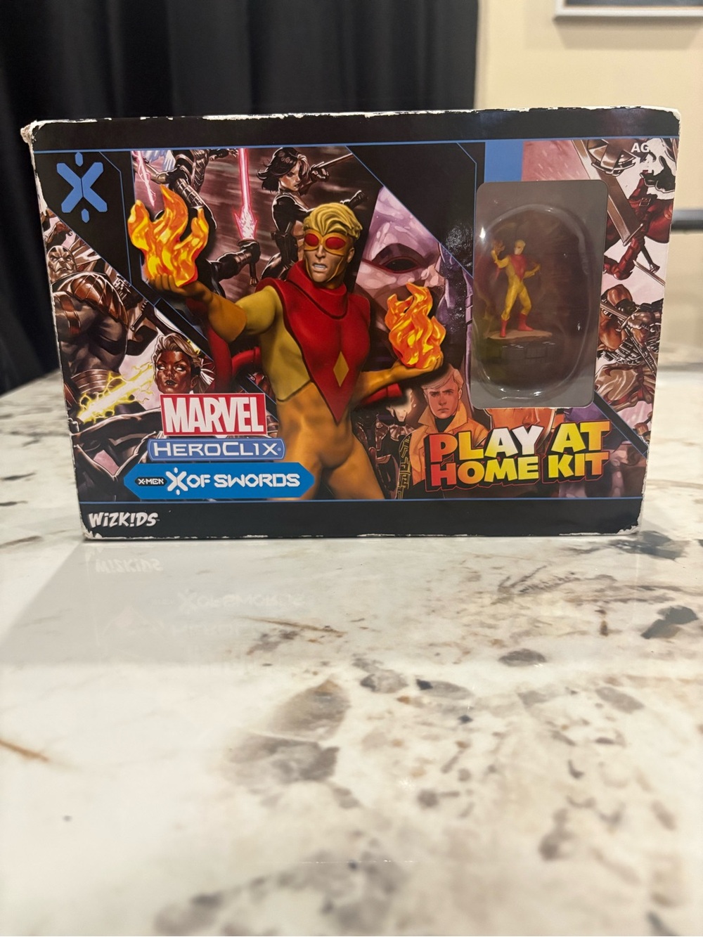 Marvel Heroclix X of Swords Boxed Game – Black, Blue, Red Artwork